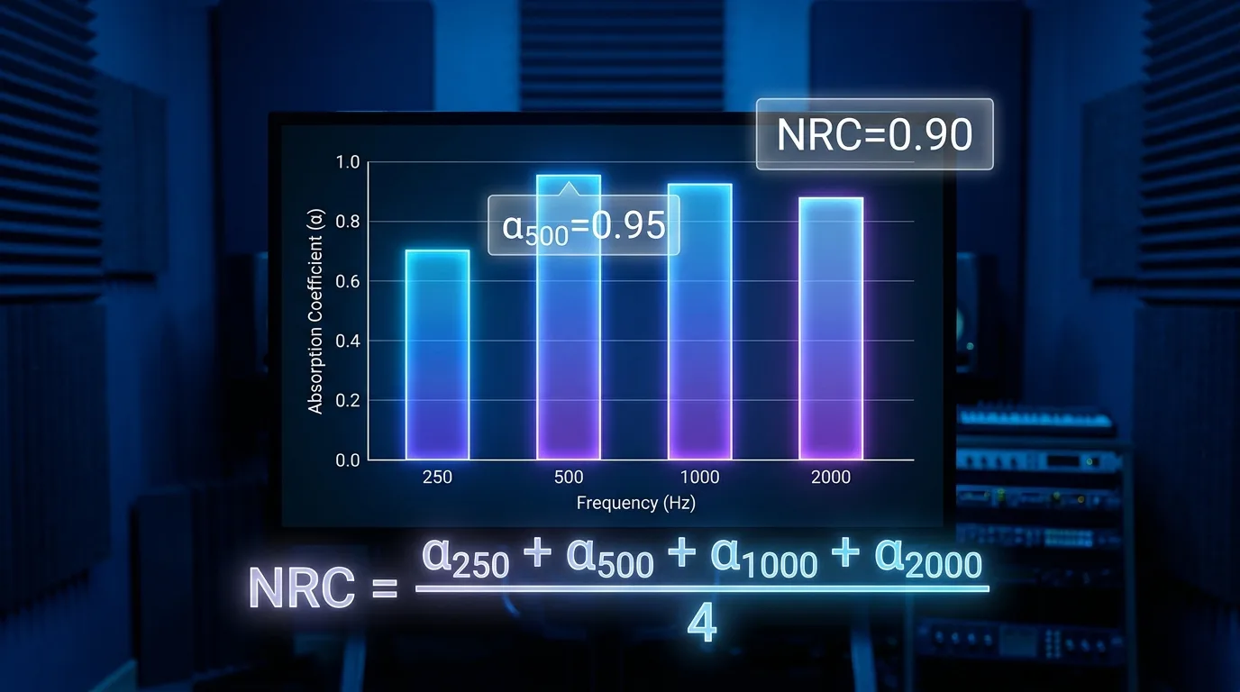 NRC 흡음계수란? 흡음재 고르는 핵심 기준 완전 가이드 — 이미지 3