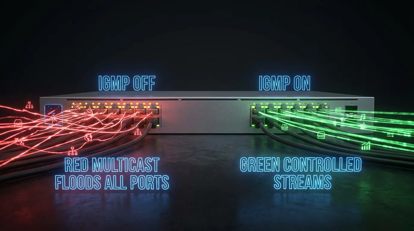 AV over IP 네트워크 설정 체크리스트 — IGMP Snooping, QoS, PTP 구성