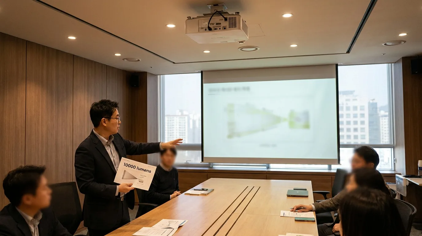 카탈로그 루멘 수치와 실제 현장 밝기 차이에 당황하는 구매 담당자