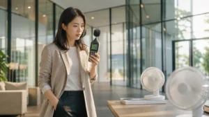 Read more about the article 선풍기 두 대는 80dB일까? 데시벨측정기 정답은 43dB