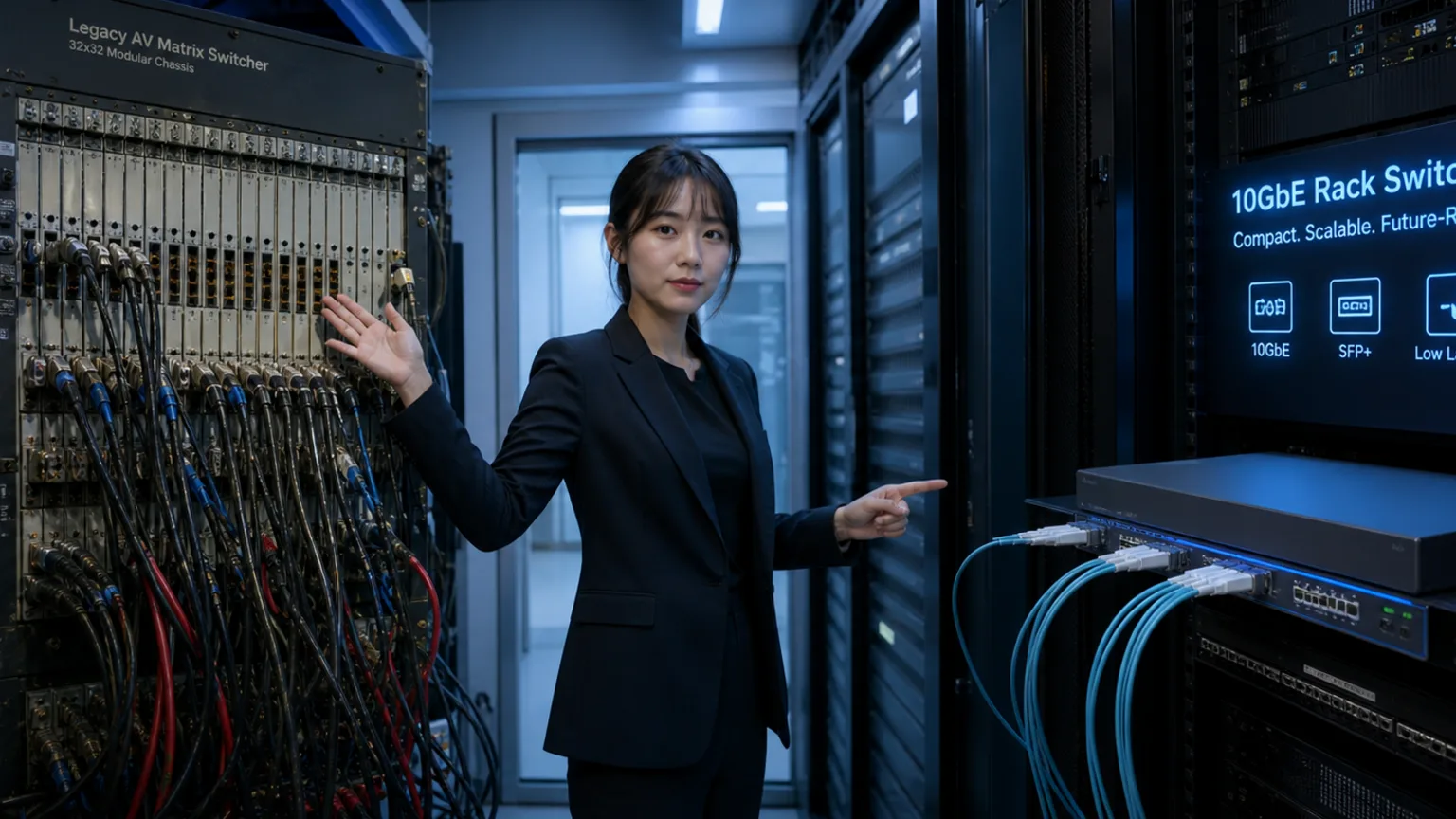 SDVoE 기초 — 포트 꽉 찼다는 전화가 이제 안 오는 이유